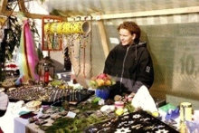 Weihnachtsmarkt in Wangen, Dezember 2002